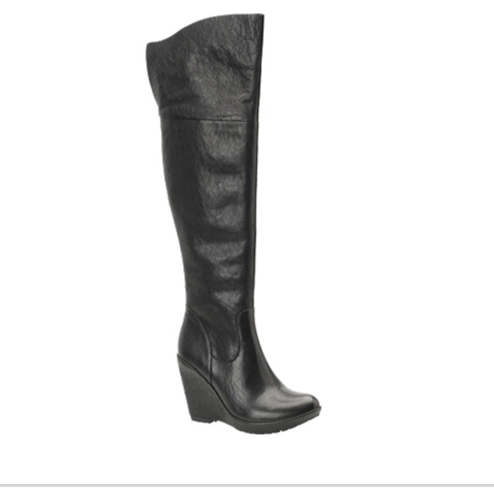 Leather Kork ease over the knee boot Sz 8